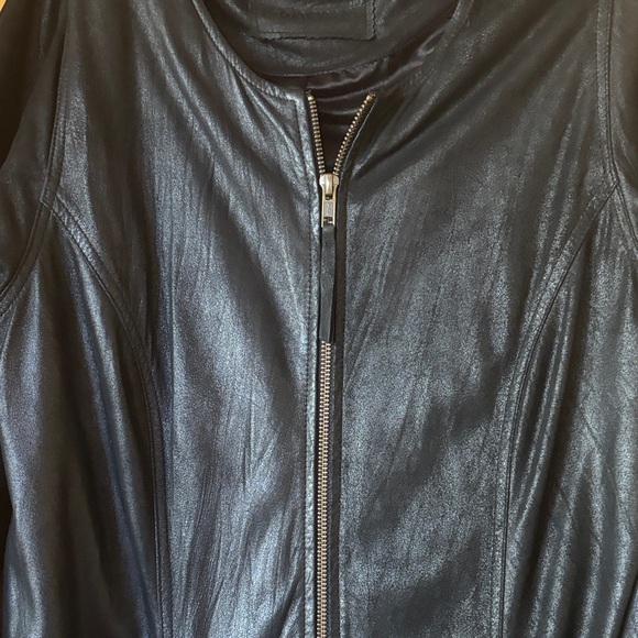 Boheme Black Leather Women's Jacket - Picture 4 of 7